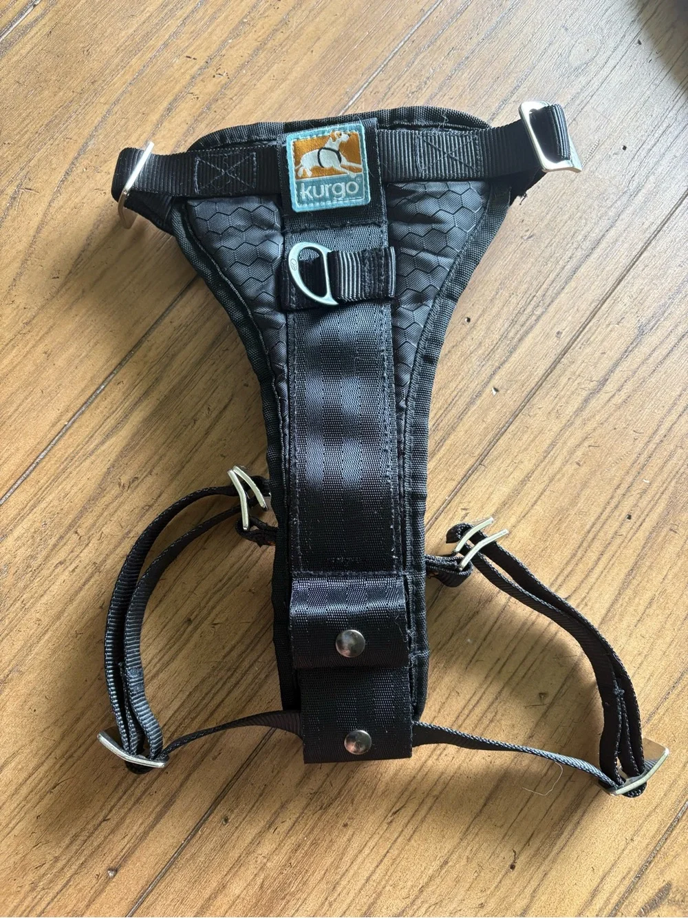 Kurgo Black Large True Fit Enhanced Strength Car/No Pull Harness For Dogs